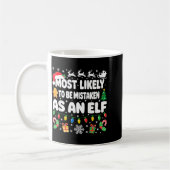 Most Likely To Be Mistaken As An Elf Shirt Family  Koffiemok (Links)