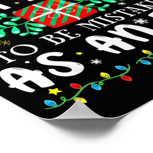 Most Likely To Be Mistaken As An Elf Xmas Matching Poster (Hoek)