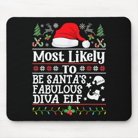 Most Likely To Be Santa's Fabulous Diva Elf- Chris Muismat (Voorkant)
