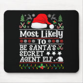 Most Likely To Be Santa's Secret Agent Elf - Chris Muismat (Voorkant)