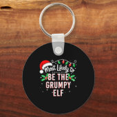 Most Likely To Be The Mpy Elf Funny Xmas Sleutelhanger (Voorkant)