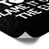 Most Likely To Blame It On The Elf Funny Christmas Poster (Hoek)