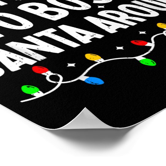 Most Likely To Boss Santa Around Family Matching C Poster (Hoek)