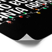 Most Likely To Boss Santa Around Funny Xmas Family Poster (Hoek)