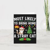 Most Likely To Bring Home A Stray Cat Matching Chr Kaart (Voorkant)