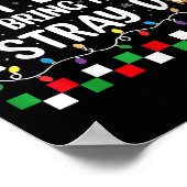 Most Likely To Bring Home A Stray Dog Christmas Fu Poster (Hoek)