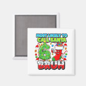 Most Likely To Call Santa 67 Bruh Six Seven Meme C Magneet (Voorkant / Achterkant)
