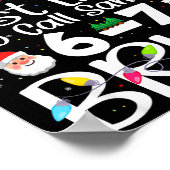 Most Likely To Call Santa 6-7 Bruh Funny Christmas Poster (Hoek)