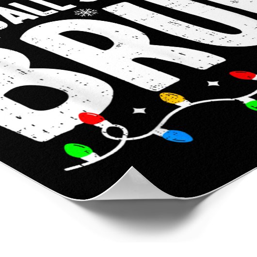 Most Likely To Call Santa Bruh Boy Funny Matching Poster (Hoek)