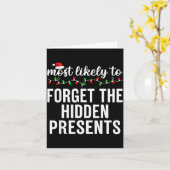 Most Likely To Christmas Matching Family Pajamas A Kaart (Gele Bloem)