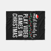 Most Likely To Christmas Matching Family Pajamas F Fleece Deken (Voorkant (Horizontaal))