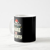 Most Likely To Christmas Matching Family Pajamas F Koffiemok (Voorkant links)