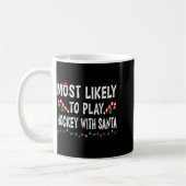Most Likely To Christmas Xmas Pajamas Funny Matchi Koffiemok (Links)