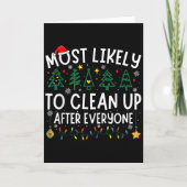 Most Likely To Clean Up After Everyone Matching Ch Kaart (Voorkant)