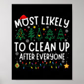 Most Likely To Clean Up After Everyone Matching Ch Poster (Voorkant)