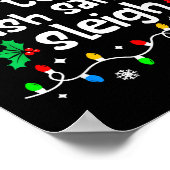 Most Likely To Crash Santas Sleigh C-hristmas Matc Poster (Hoek)