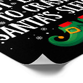 Most Likely To Crash Santa's Sleigh Matching Chris Poster (Hoek)