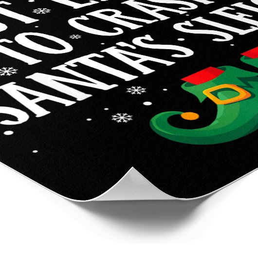 Most Likely To Crash Santa's Sleigh Matching Chris Poster (Hoek)