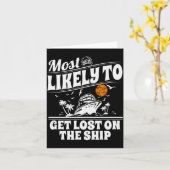 Most Likely To Cruise Matching Group Cruise Kaart (Gele Bloem)