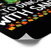 Most Likely To Dance With Santa Christmas Pajamas Poster (Hoek)