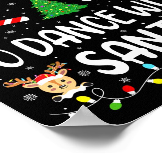 Most Likely To Dance With Santa Family Matching Xm Poster (Hoek)
