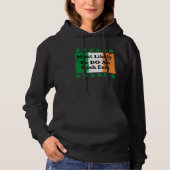 Most Likely To Do An Irish Exit  Irish Flag Men s Hoodie (Voorkant)