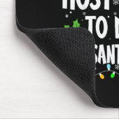 Most Likely To Drink All Santa's Coffee Christmas Muismat (Hoek)