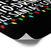 Most Likely To Drink All Santas Coffee Christmas Poster (Hoek)