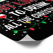 Most Likely To Drink All The Christmas Wine Family Poster (Hoek)