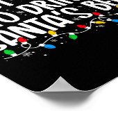 Most Likely To Drink Santa's Beer Fun Christmas Dr Poster (Hoek)