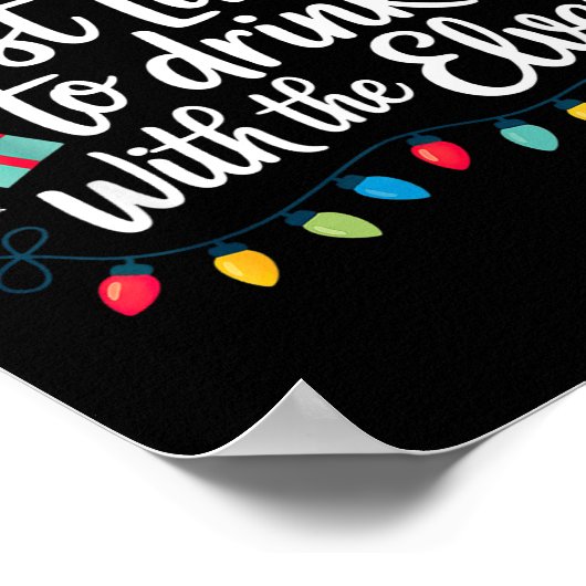 Most Likely To Drink With The Elves Christmas Poster (Hoek)