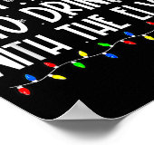 Most Likely To Drink With The Elves Elf Christmas Poster (Hoek)