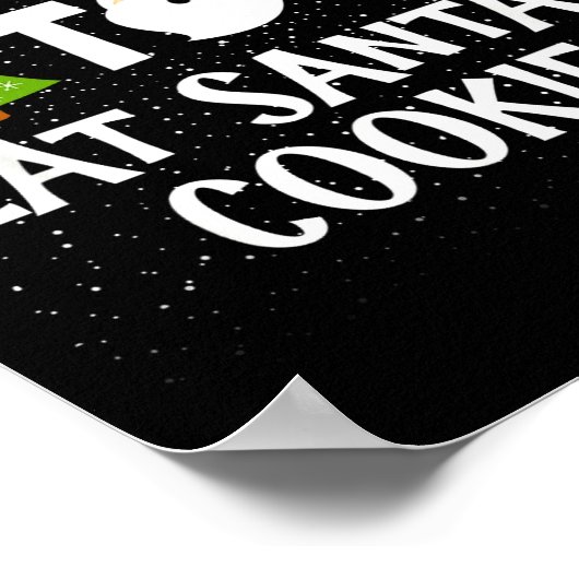 Most Likely To Eat Santas Cookies Family Funny Chr Poster (Hoek)