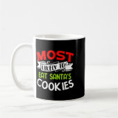 Most Likely To Eat Santas Cookies Funny Family Chr Koffiemok (Links)