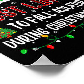 Most Likely To Fall Asleep During Christmas Movies Poster (Hoek)