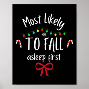 Most Likely To Fall Asleep First Poster