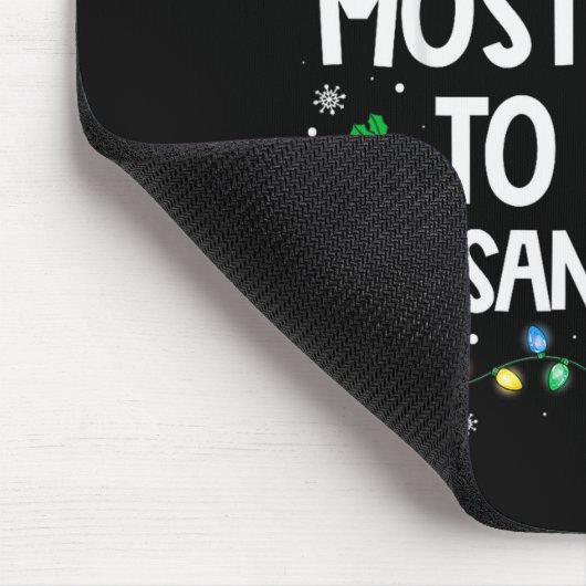 Most Likely To Fart On Santa's Lap Family Christma Muismat (Hoek)