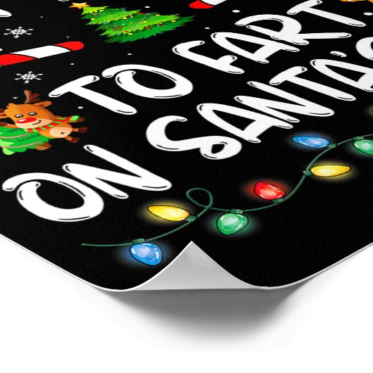 Most Likely To Fart On Santa's Lap Family Christma Poster (Hoek)