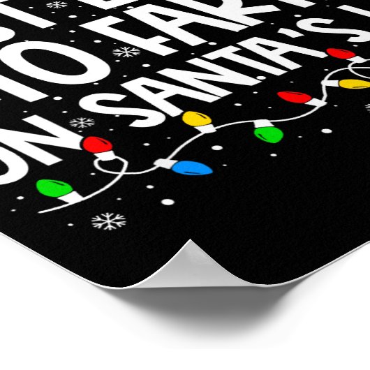 Most Likely To Fart On Santa's Lap Family Christma Poster (Hoek)