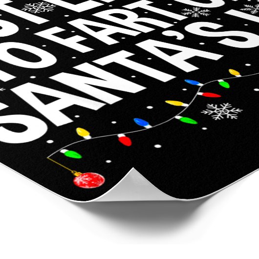 Most Likely To Fart On Santa's Lap Family Matching Poster (Hoek)