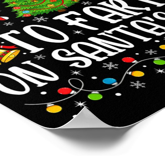 Most Likely To Fart On Santa's Lap Family Matching Poster (Hoek)