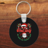 Most Likely To Fart On Santa's Lap Family Matching Sleutelhanger (Voorkant)