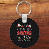 Most Likely To Fart On Santa's Lap Family Matching Sleutelhanger (Voorkant)