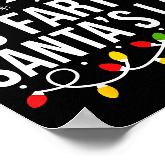 Most Likely To Fart On Santas Lap Funny Christmas  Poster (Hoek)