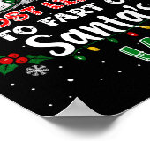 Most Likely To Fart On Santa's Lap Funny Hat Light Poster (Hoek)