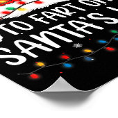 Most Likely To Fart On Santa's Lap Matching Family Poster (Hoek)