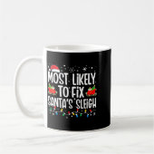 Most Likely To Fix Santa's Sleigh Family Matching  Koffiemok (Links)