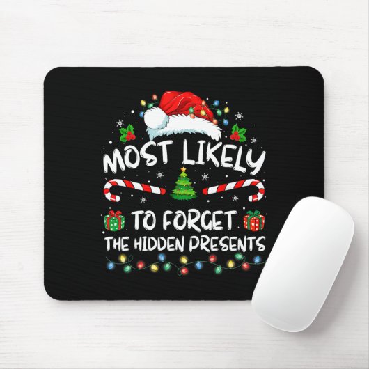 Most Likely To Forget The Hidden Family Christmas  Muismat (Met muis)