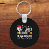 Most Likely To Forget The Hidden Family Christmas Sleutelhanger (Voorkant)