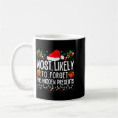 Most Likely To Forget The Hidden Funny Family Xmas Koffiemok (Links)